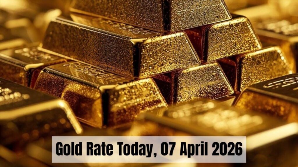 Gold price today April 7 2026 showing 24K and 22K rates across major Indian cities