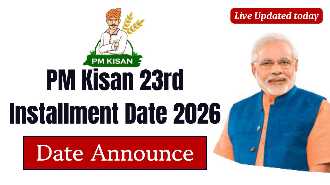 PM Kisan 23rd installment date July 2026 showing payment status check and eKYC fix steps