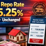 RBI holds repo rate at 5.25 percent on April 8 2026 meaning home loan EMI stays same for all borrowers