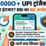 RBI proposed UPI transactions above ₹10,000 may face 1 hour delay for security in India